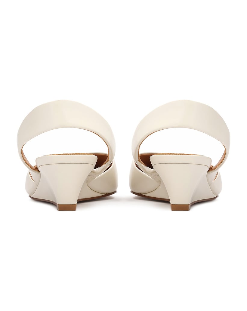 Kazar-Wide-heel-strap-pumps-bílá