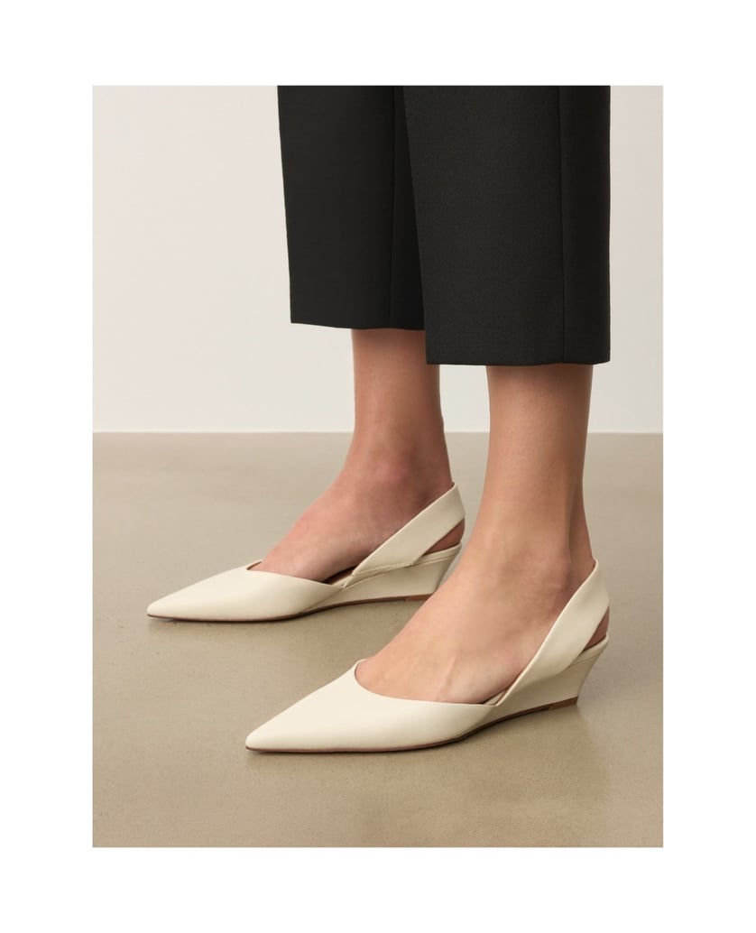 Kazar-Wide-heel-strap-pumps-bílá