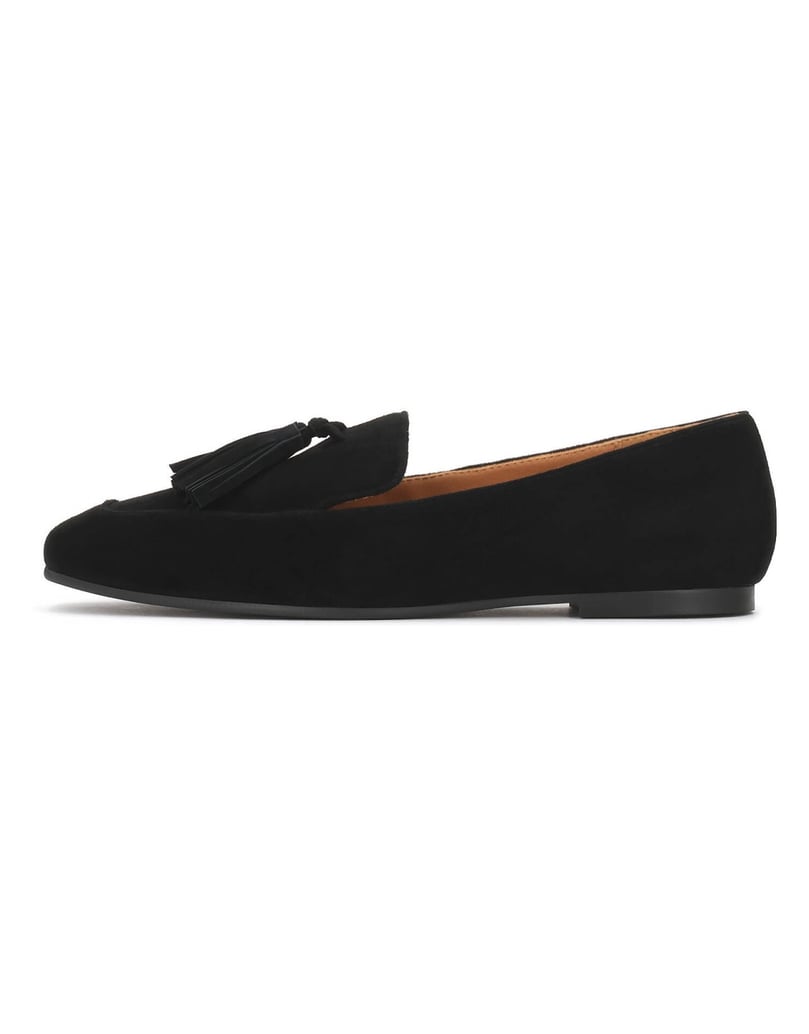 Kazar-Black-suede-loafers-with-double-chokers-černá