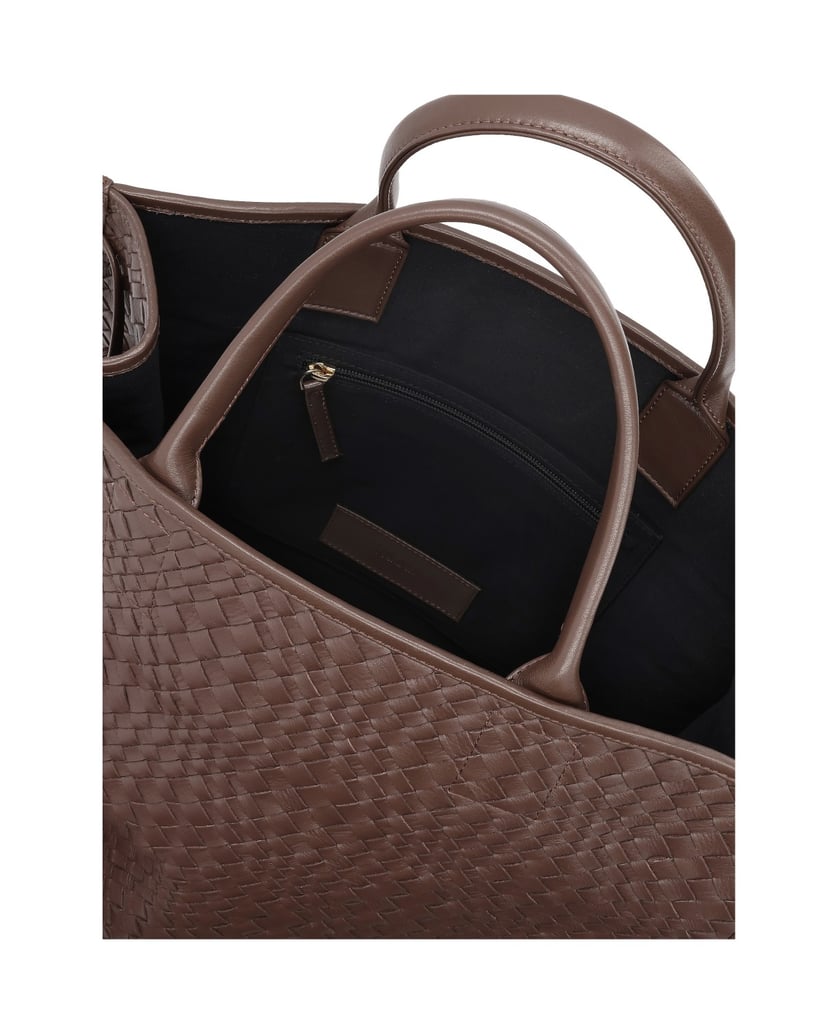 Kazar-Brown-braided-natural-leather-handbag-with-inner-pouch-hnedá