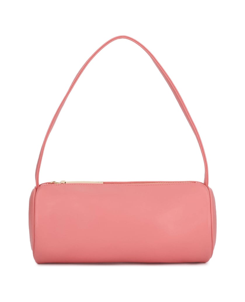 Kazar-Cylindrical-pink-strap-handbag-ružová