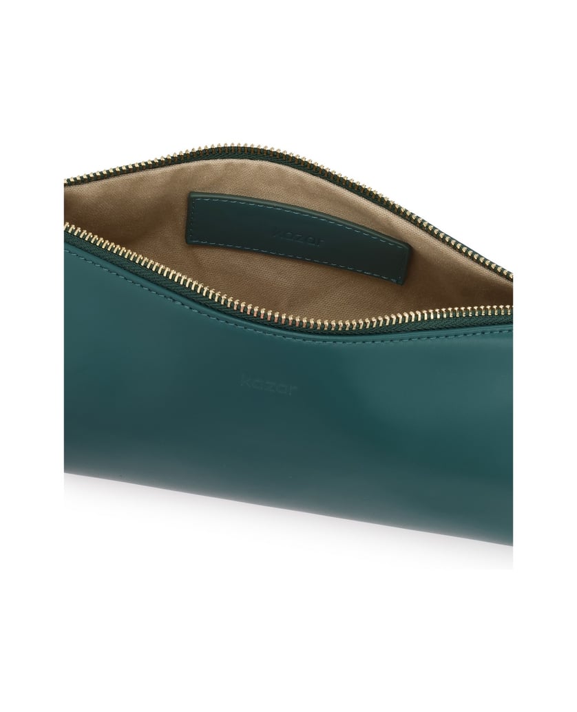 Kazar-Leather-handbag-in-a-distinctive-color-zelená