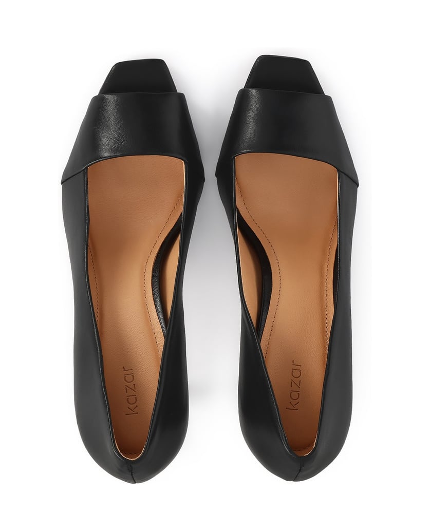 Kazar-Black-peep-toe-pumps-černá