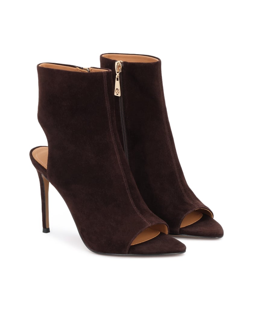 Kazar-Dark-brown-peep-toe-boots-on-a-slender-stiletto-heel-tmavě-hnědá