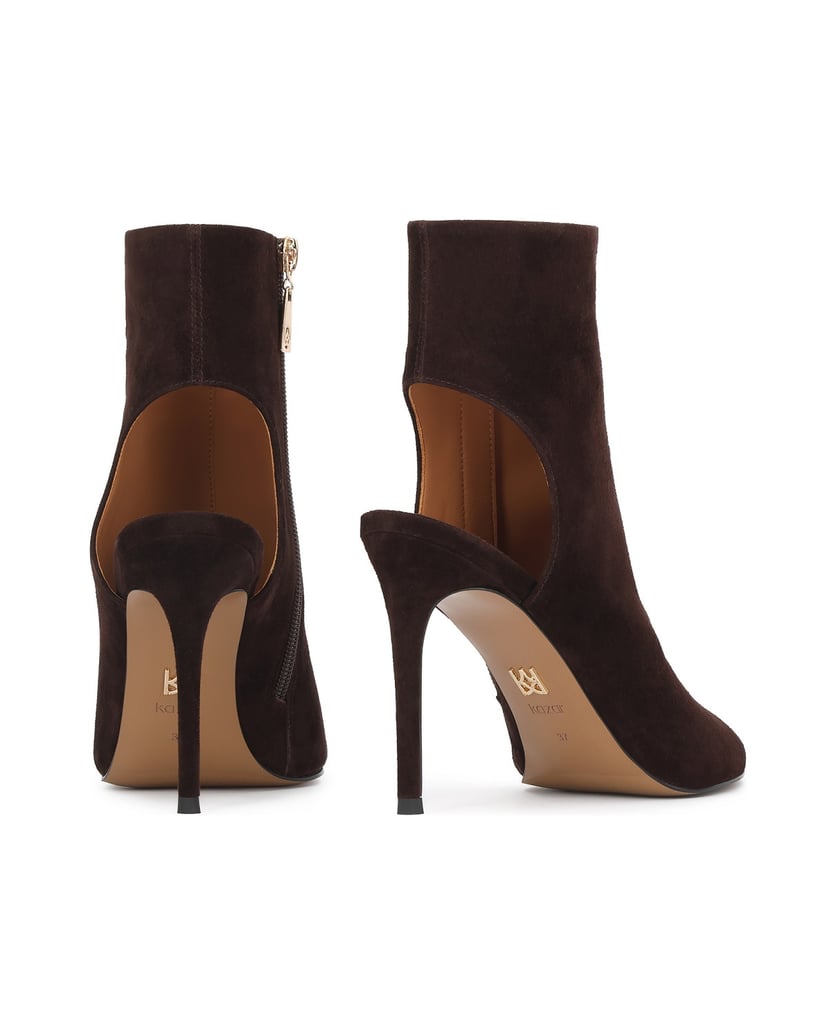 Kazar-Dark-brown-peep-toe-boots-on-a-slender-stiletto-heel-tmavě-hnědá