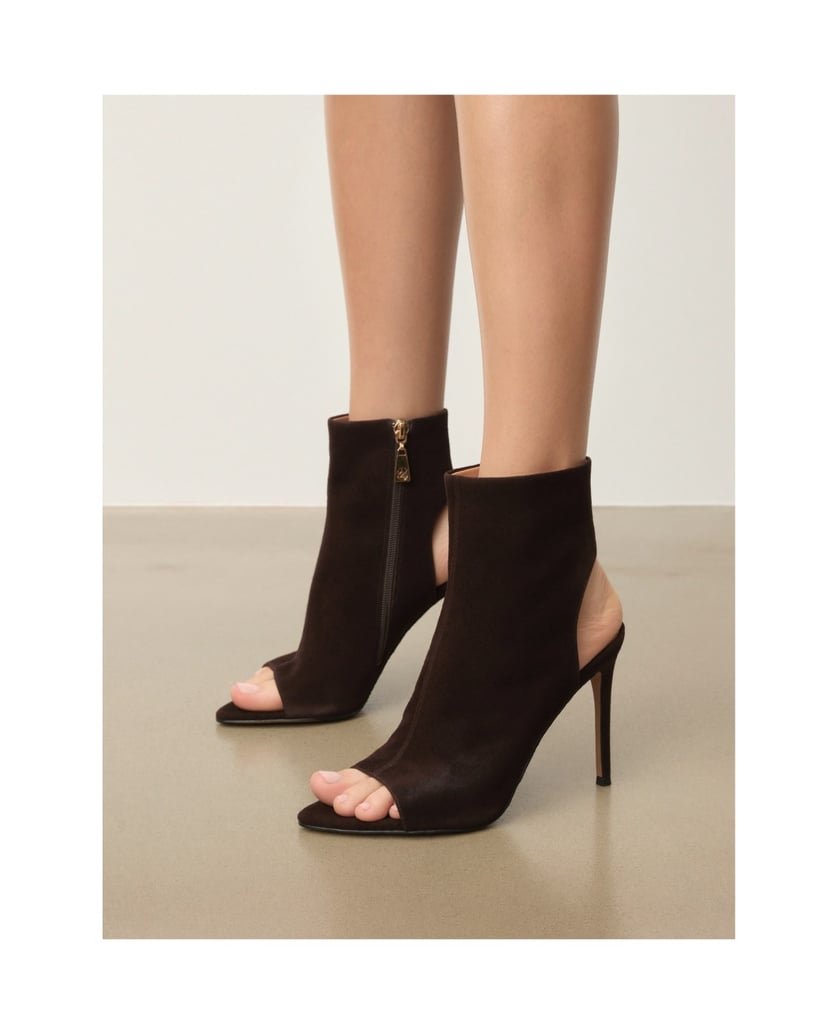 Kazar-Dark-brown-peep-toe-boots-on-a-slender-stiletto-heel-tmavě-hnědá