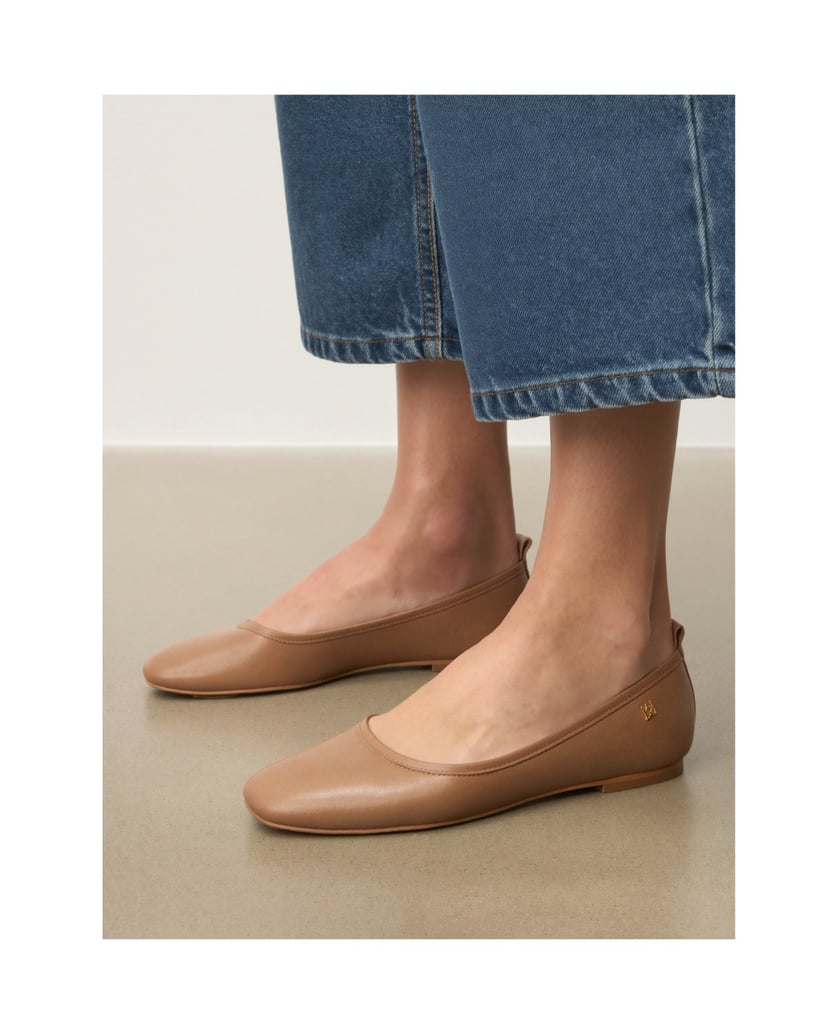Kazar-Light-brown-leather-ballerinas-ťavia