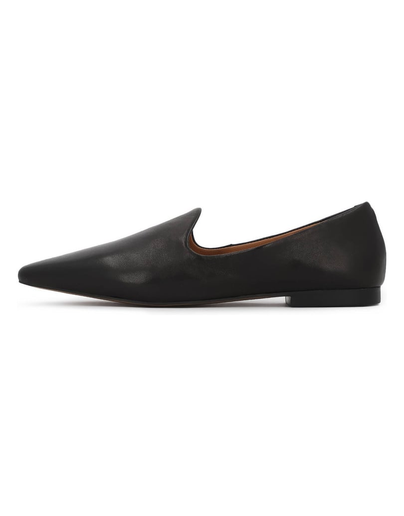 Kazar-Soft-black-leather-flat-shoes-čierna