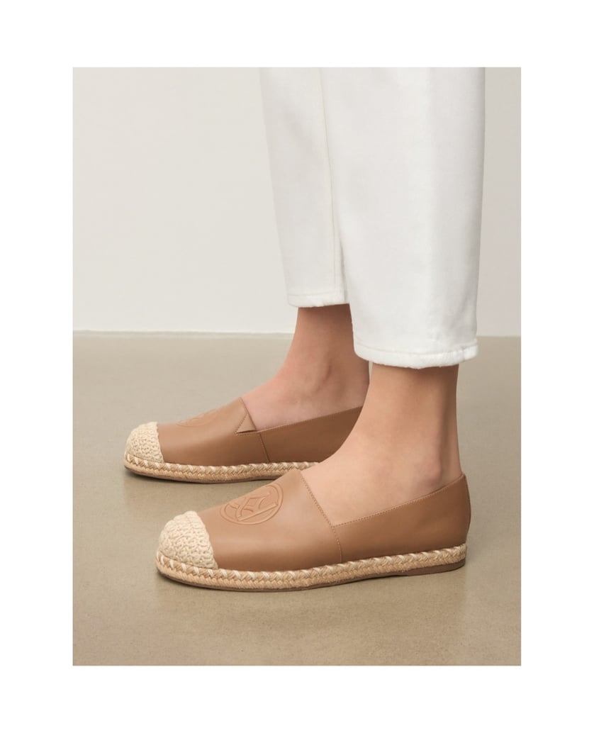 Kazar-Light-brown-flat-shoes-decorated-with-cord-ťavia