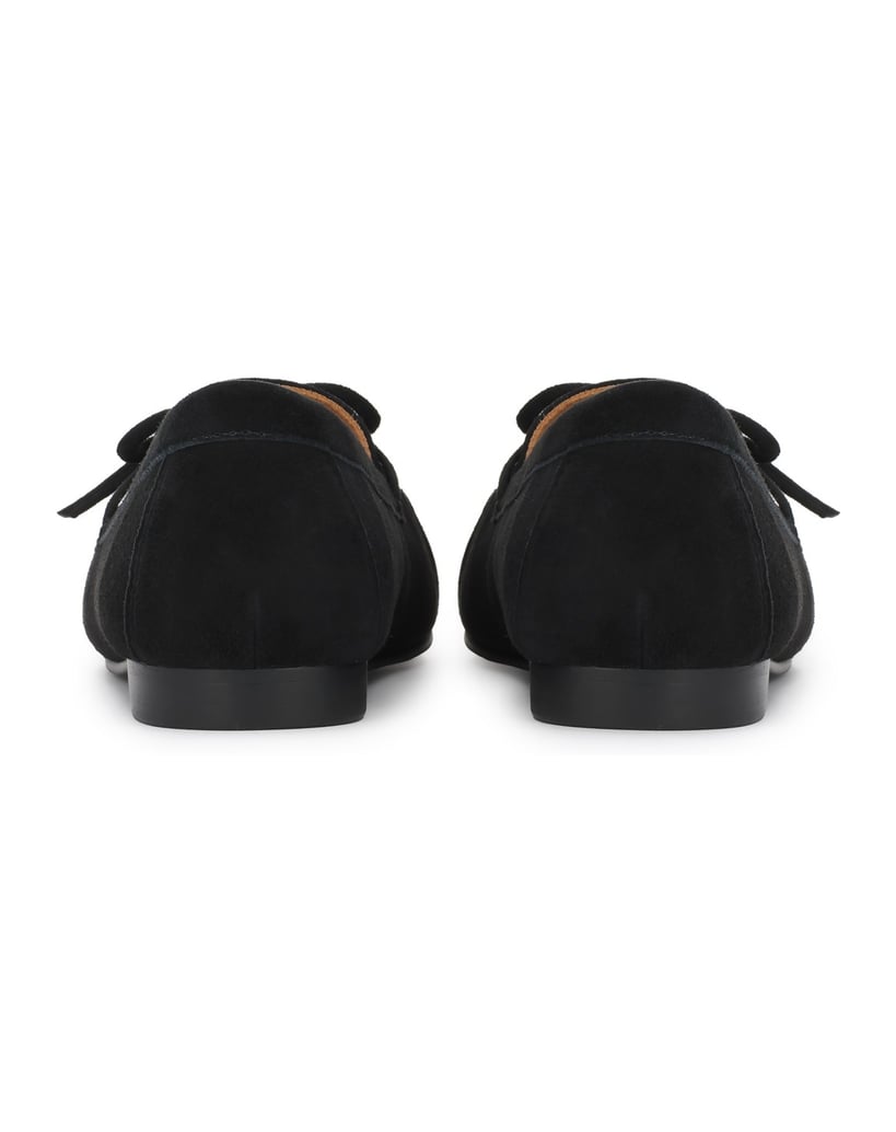 Kazar-Black-suede-moccasins-černá