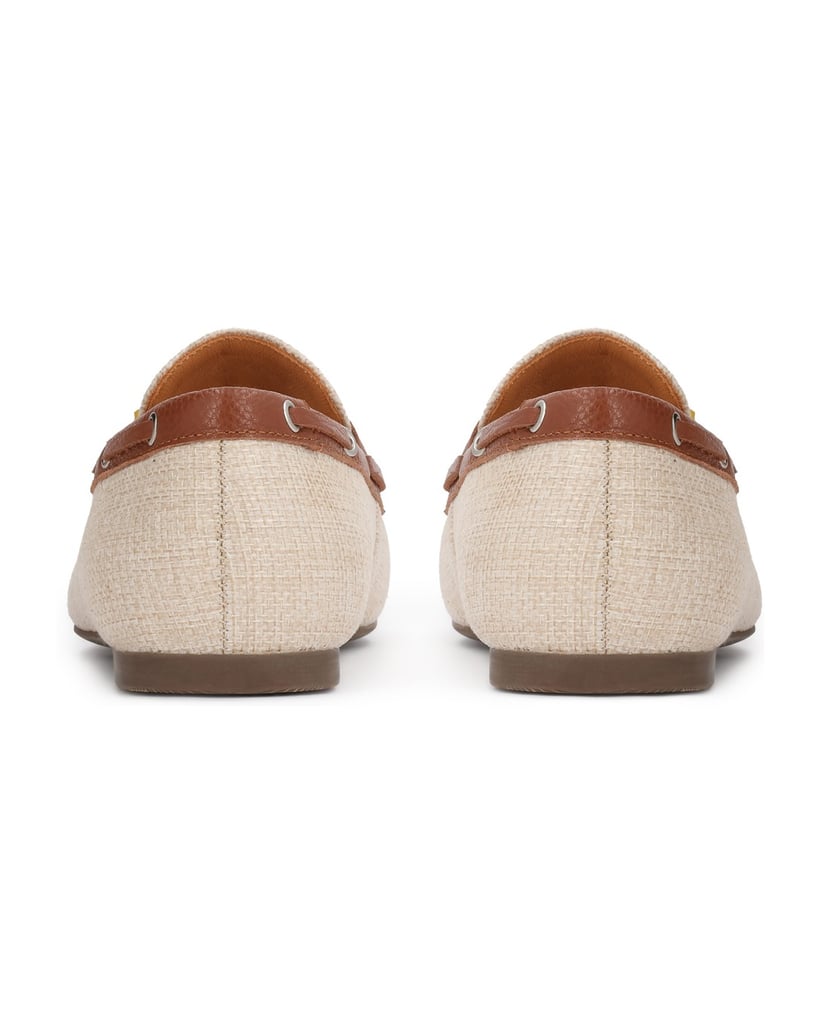 Kazar-Sailing-styled-shoes-in-canvas-fabric-and-leather-béžová