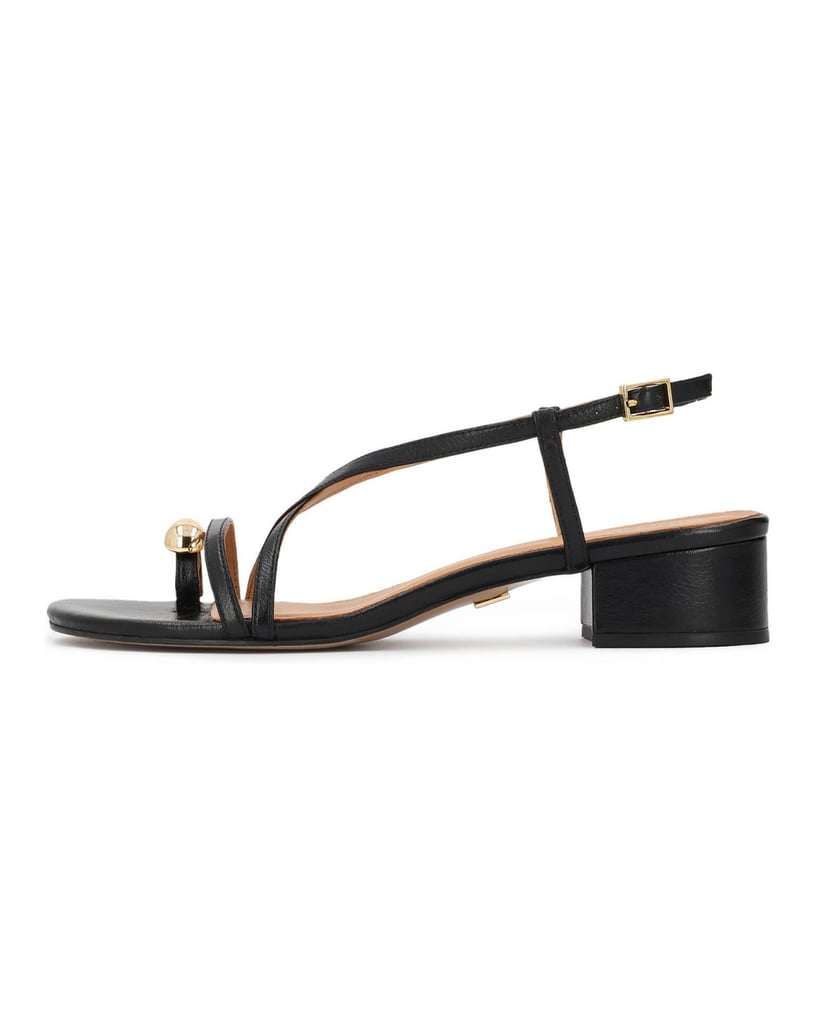 Kazar-Low-black-sandals-with-jewelry-embellishment-čierna