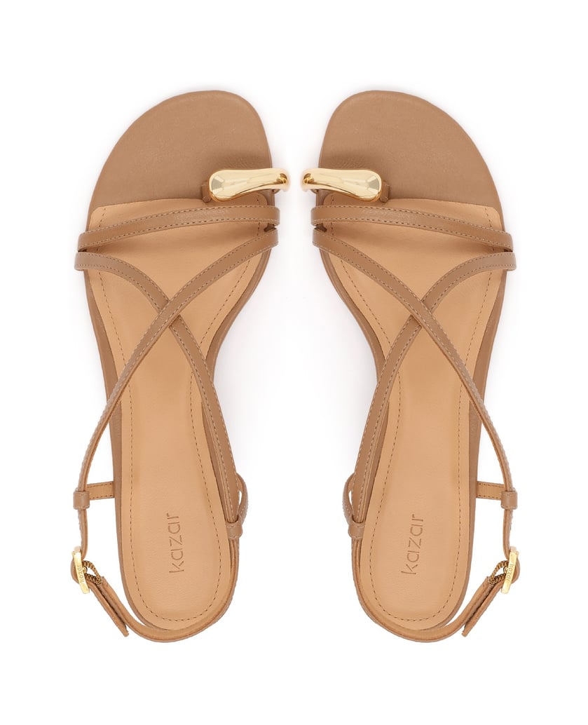 Kazar-Leather-low-sandals-with-toe-strap-ťavia