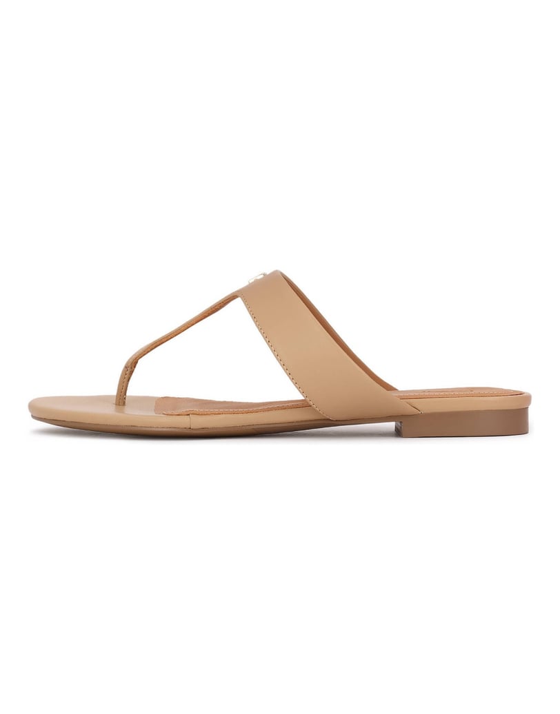 Kazar-Leather-flip-flops-in-beige-color-béžová