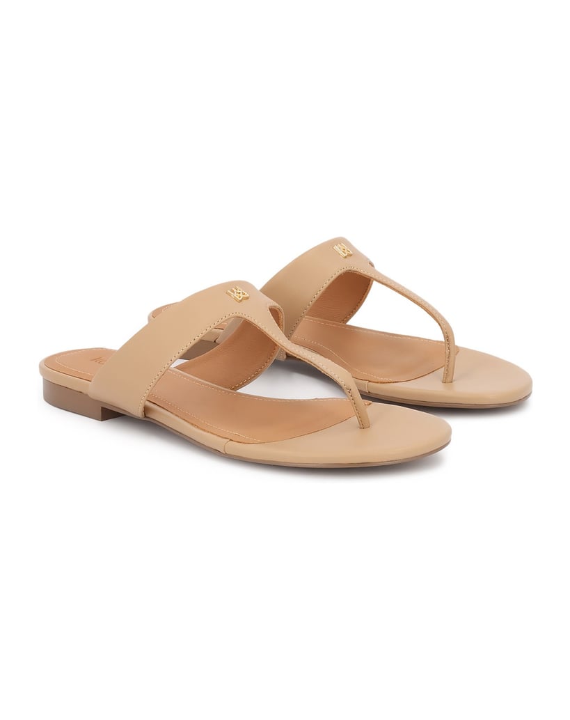 Kazar-Leather-flip-flops-in-beige-color-béžová
