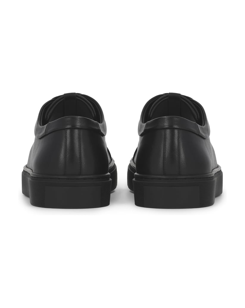 Kazar-Black-men's-leather-sneakers-čierna