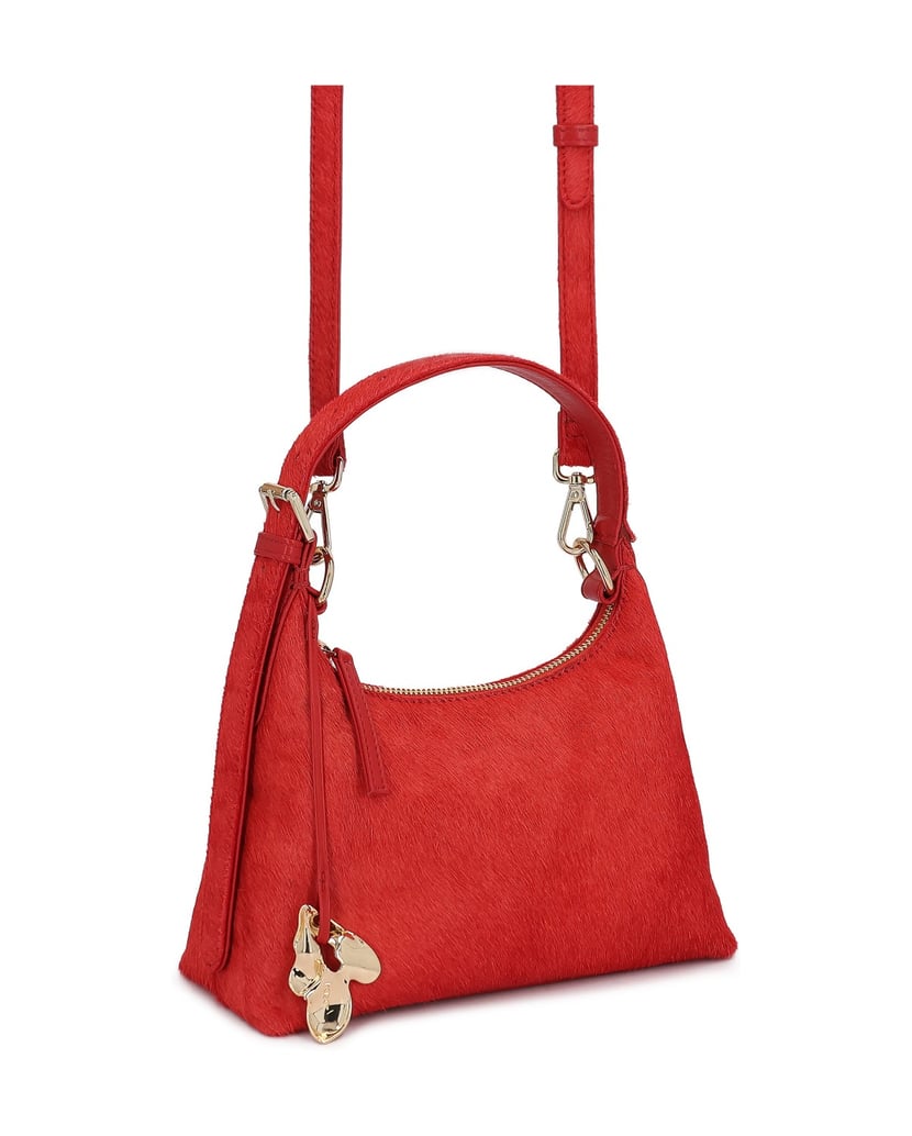 Kazar-Red-bag-made-of-leather-with-a-natural-hair-finish-červená