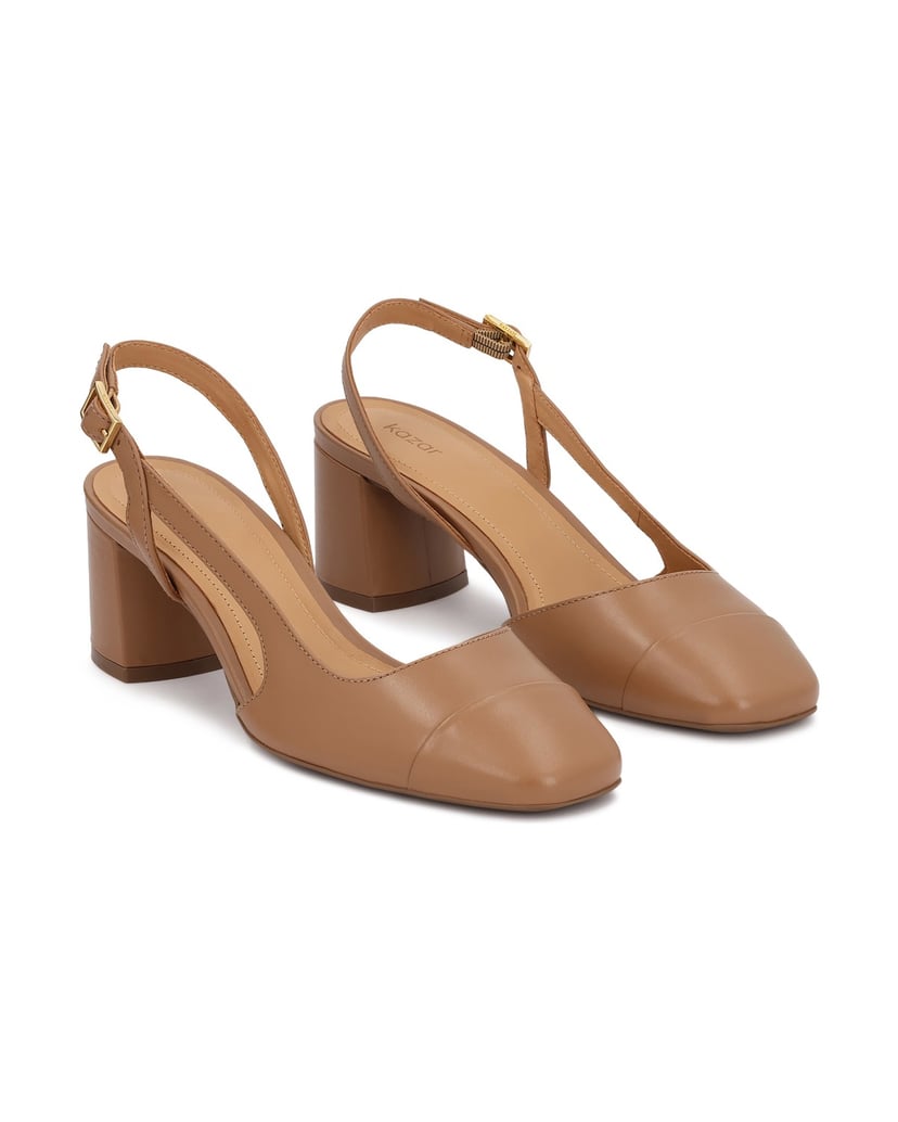 Kazar-Leather-pumps-with-open-heels-velbloudí