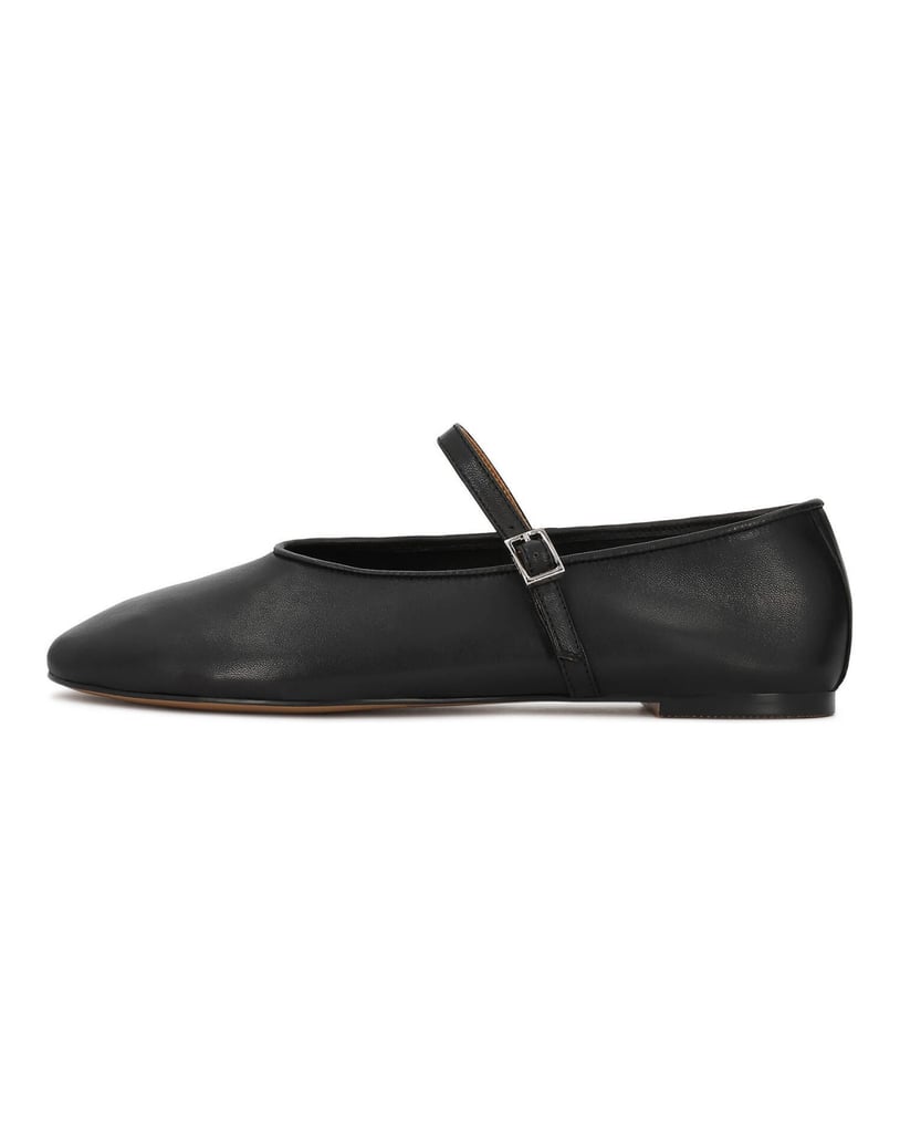 Kazar-Black-strappy-ballerinas-čierna