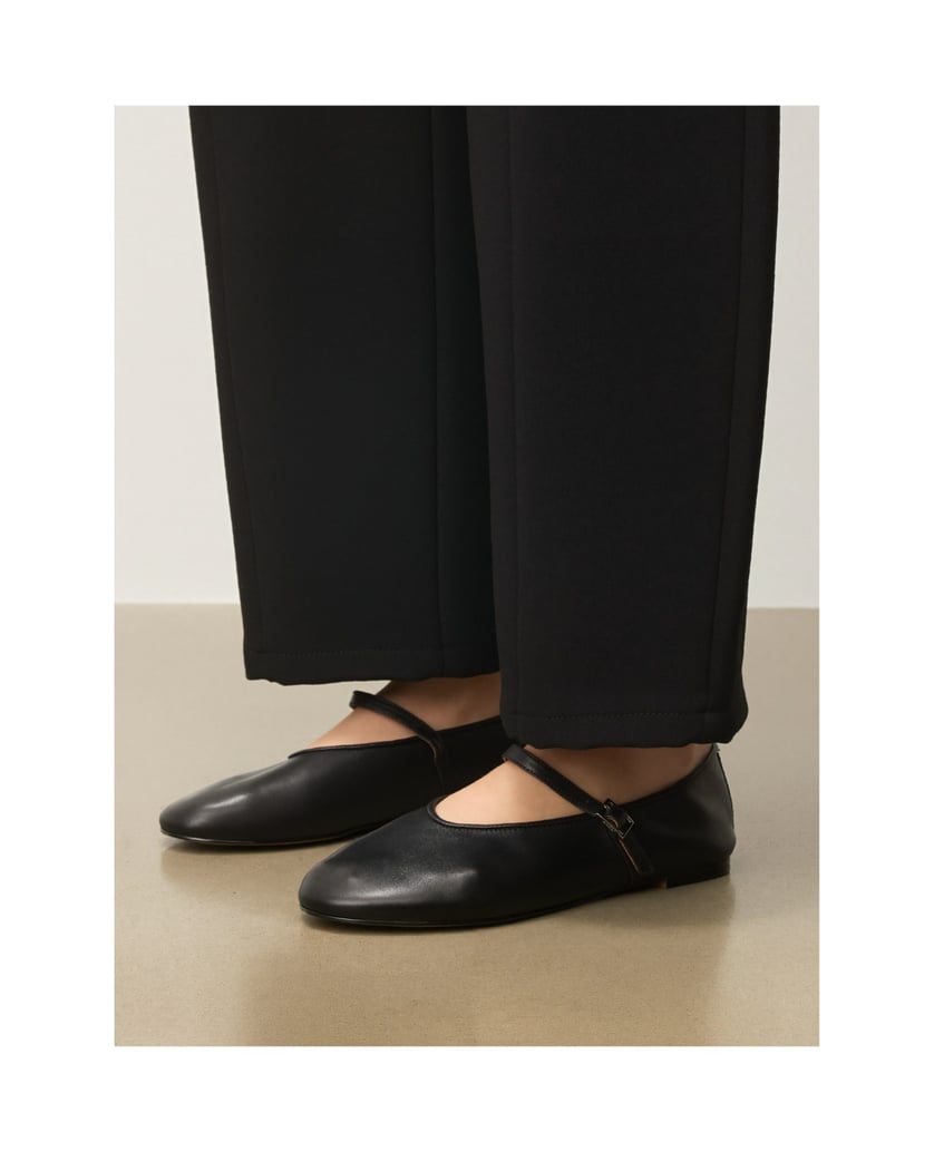 Kazar-Black-strappy-ballerinas-čierna