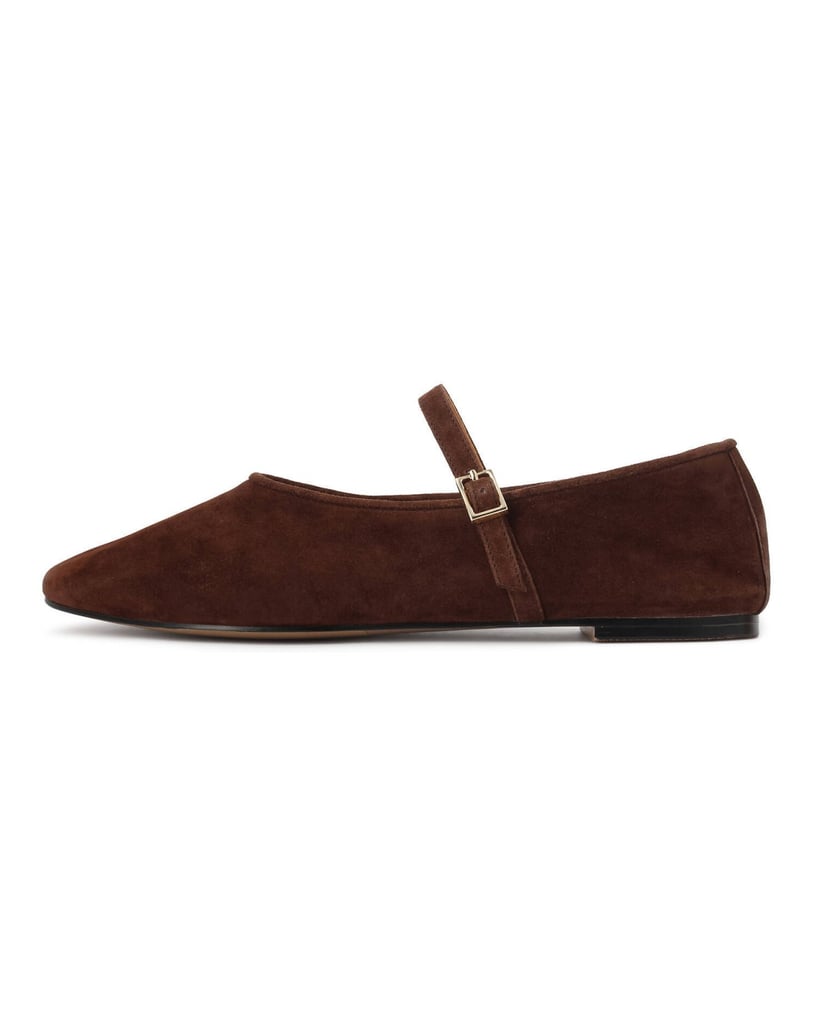 Kazar-Brown-suede-ballerinas-with-strap-hnedá