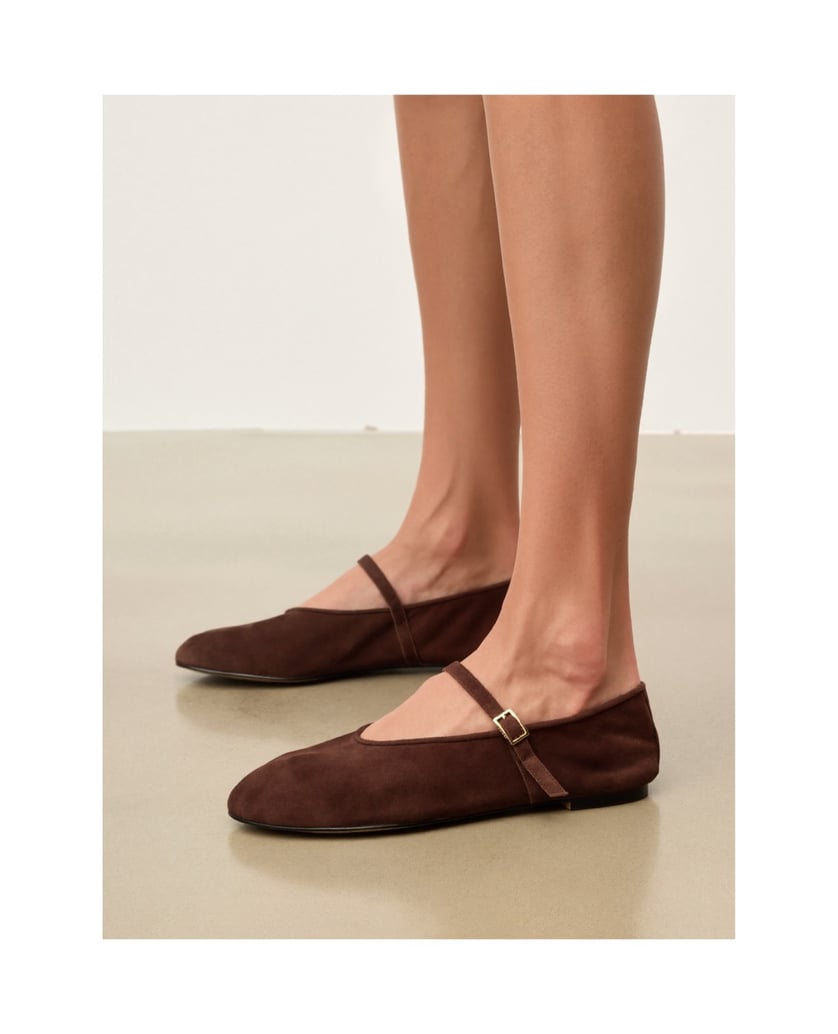 Kazar-Brown-suede-ballerinas-with-strap-hnedá