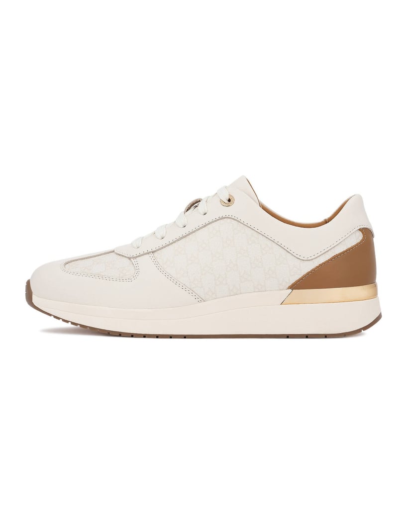 Kazar-Sneakers-with-raised-sole-and-pattern-bílá