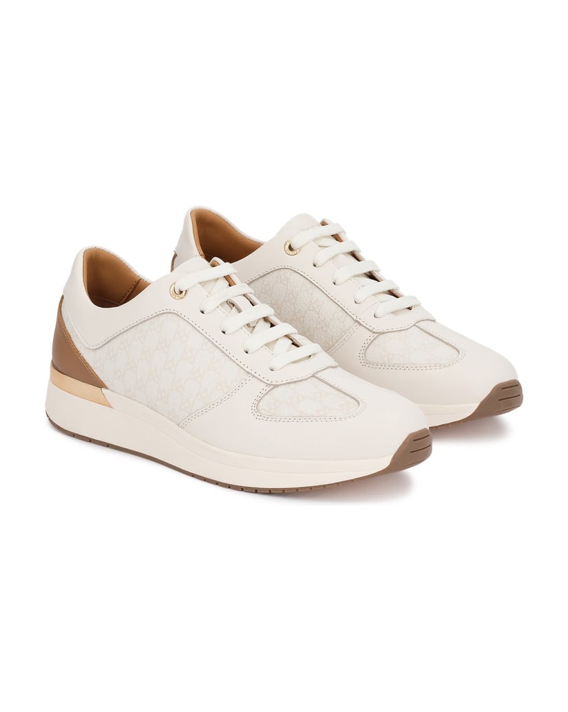 Kazar-Sneakers-with-raised-sole-and-pattern-bílá