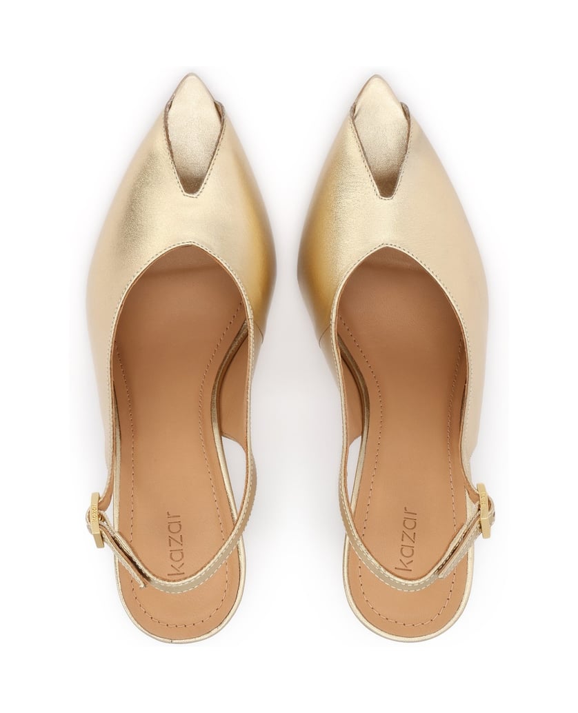 Kazar-Gold-pumps-with-glamorous-noses-zlatá
