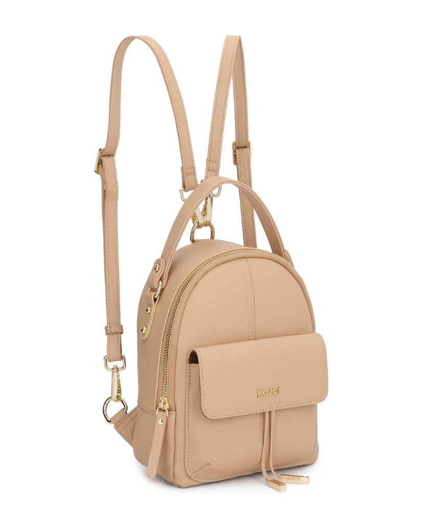 Kazar-Practical-backpack-in-beige-leather-béžová