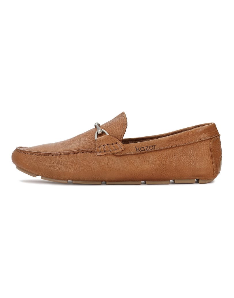 Kazar-Brown-Genuine-leather-men's-moccasins-with-smocking-hnedá
