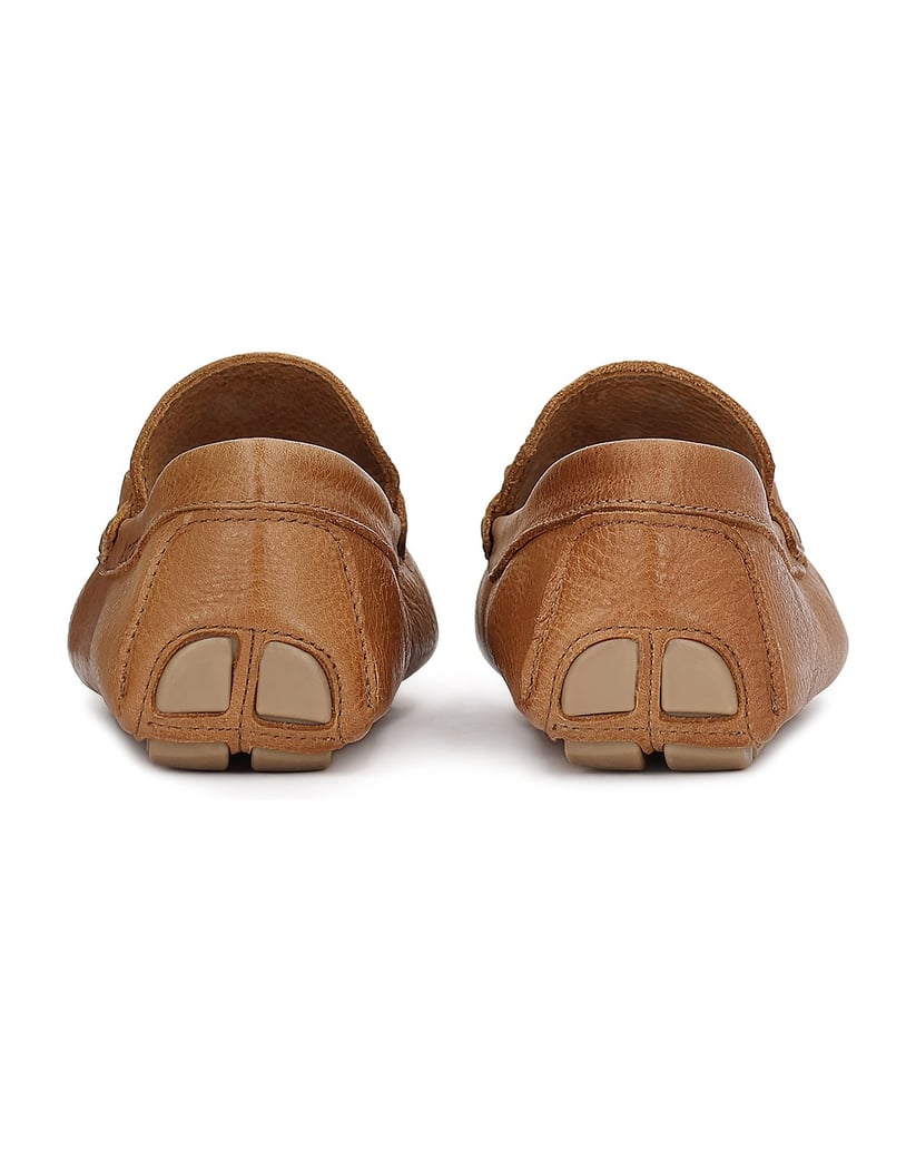 Kazar-Brown-Genuine-leather-men's-moccasins-with-smocking-hnedá