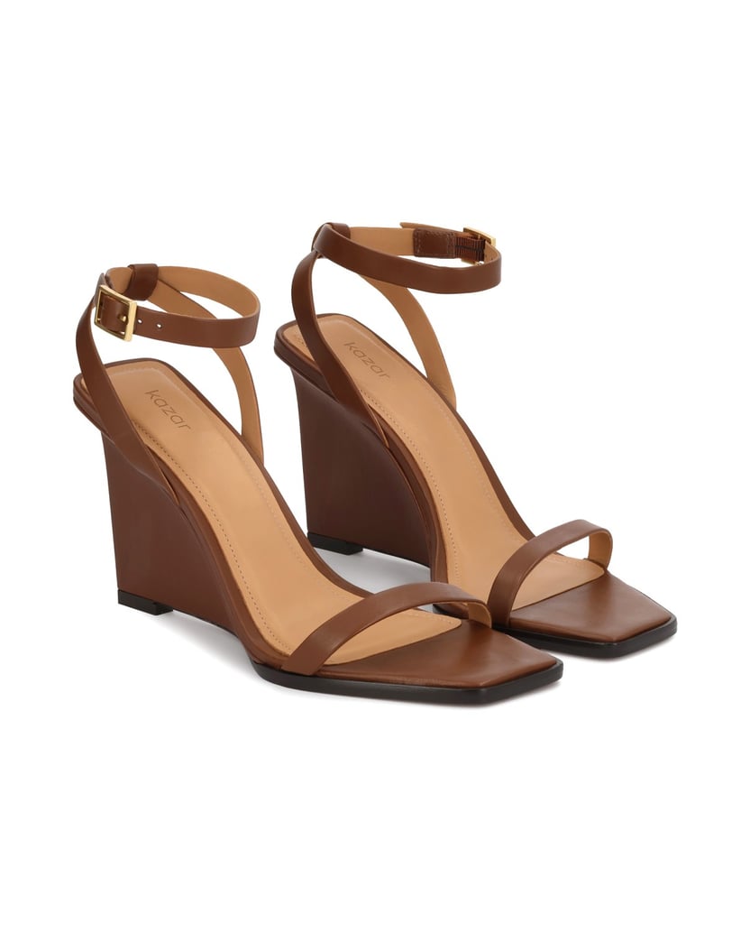 Kazar-Brown-leather-sandals-on-a-platform-heel-hnědá