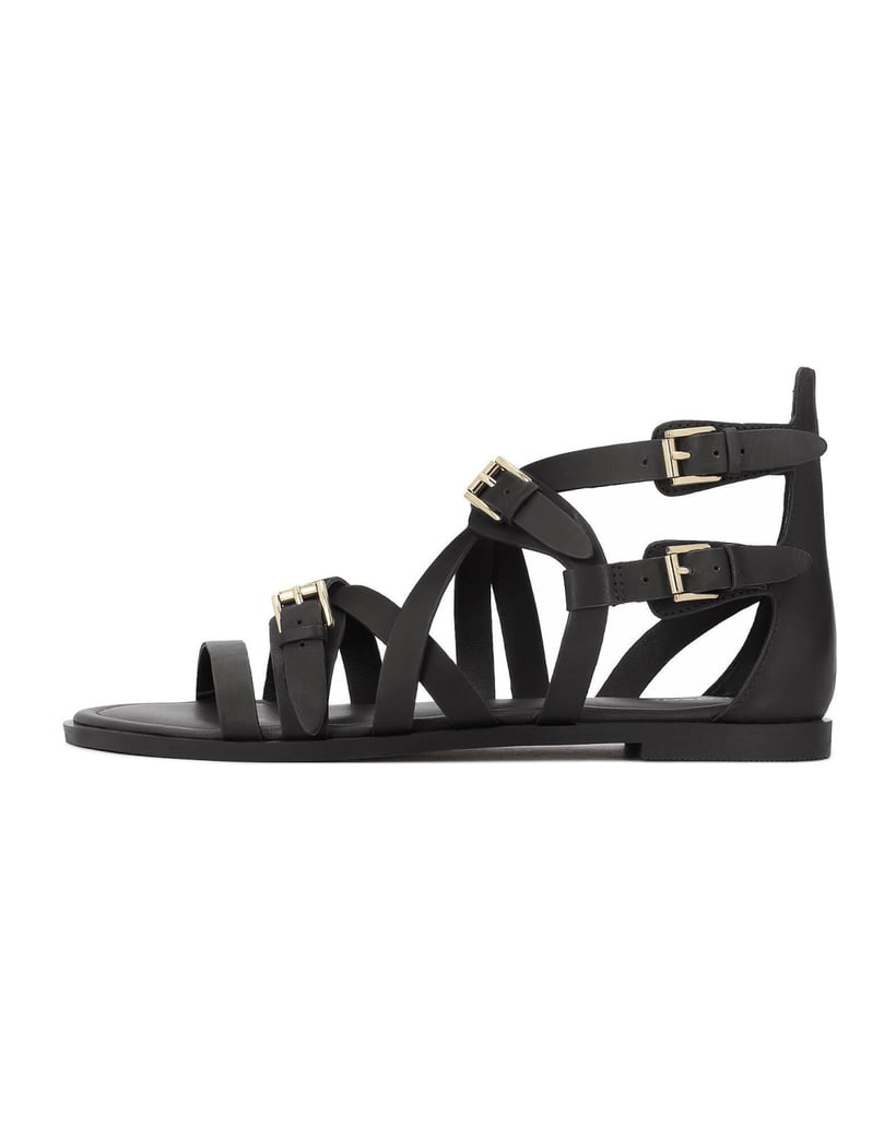 Kazar-Black-sandals-with-straps-that-wrap-around-the-foot-čierna