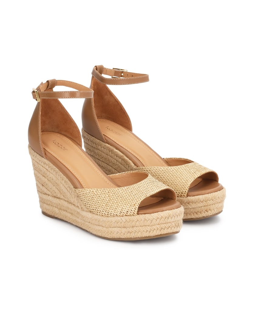 Kazar-Sandals-of-combined-materials-on-the-anchor-béžová