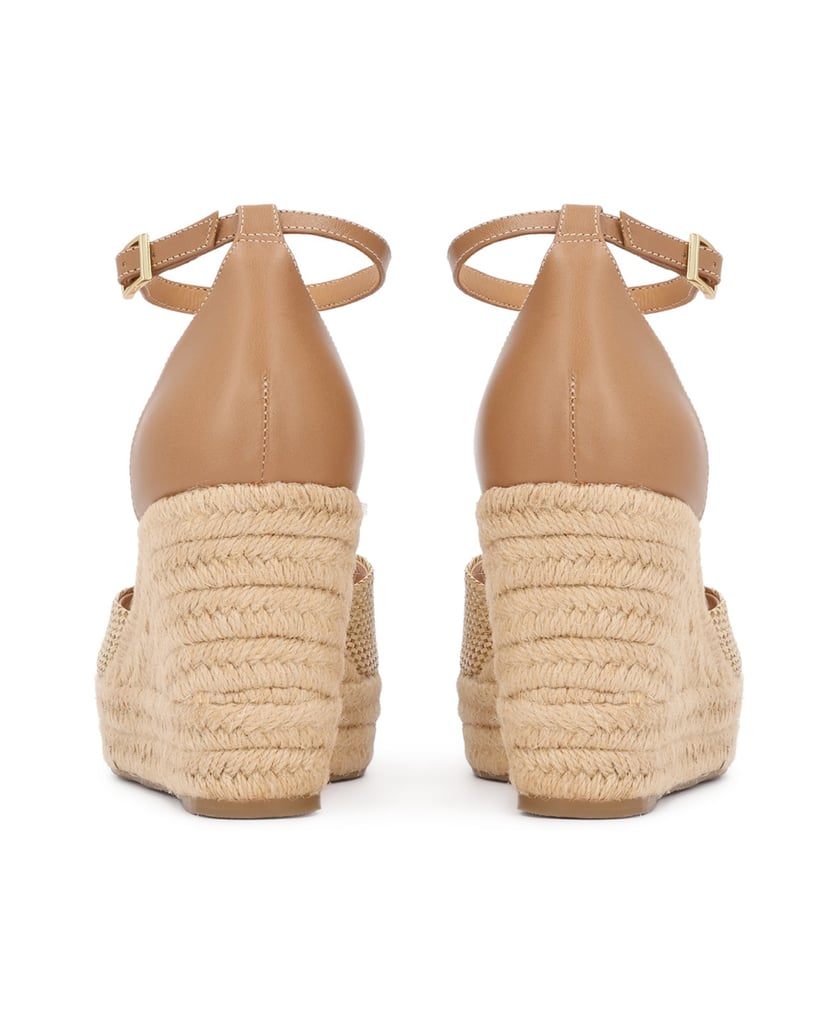 Kazar-Sandals-of-combined-materials-on-the-anchor-béžová