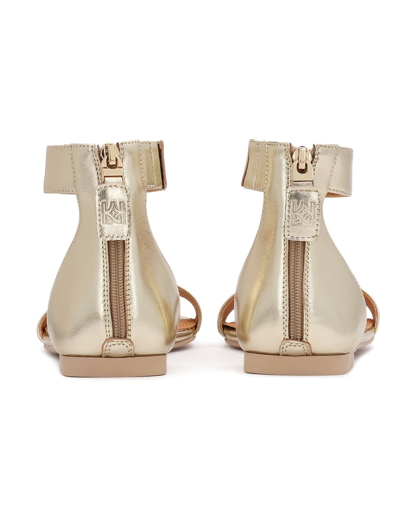Kazar-Gold-sandals-with-built-in-heels-with-zippers-zlatá