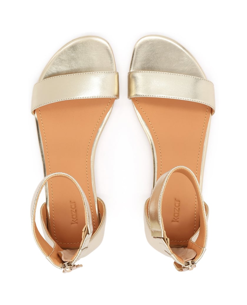 Kazar-Gold-sandals-with-built-in-heels-with-zippers-zlatá