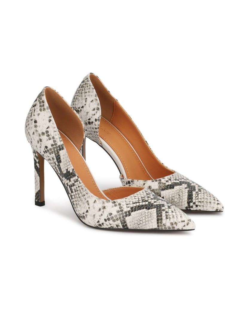 Kazar-Snakeskin-pattern-pumps-bílá