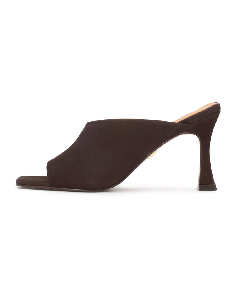Kazar-Brown-suede-stiletto-mules-with-cut-out-upper-tmavá-hnedá