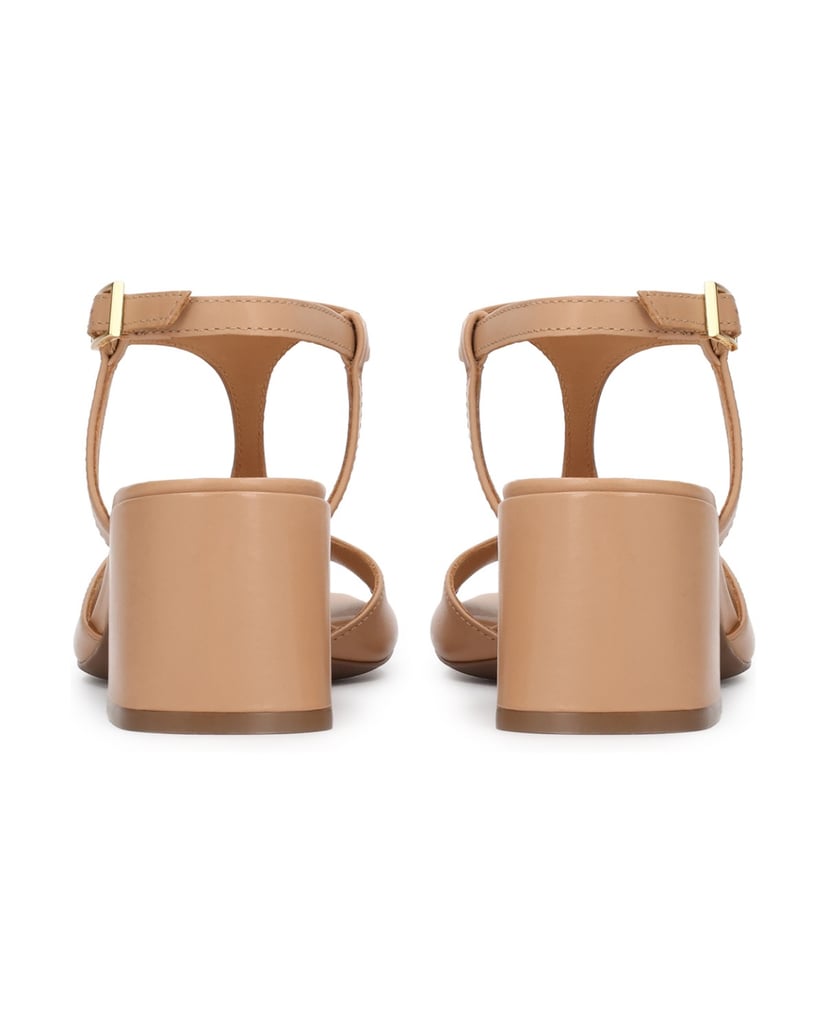 Kazar-T-strap-sandals-béžová