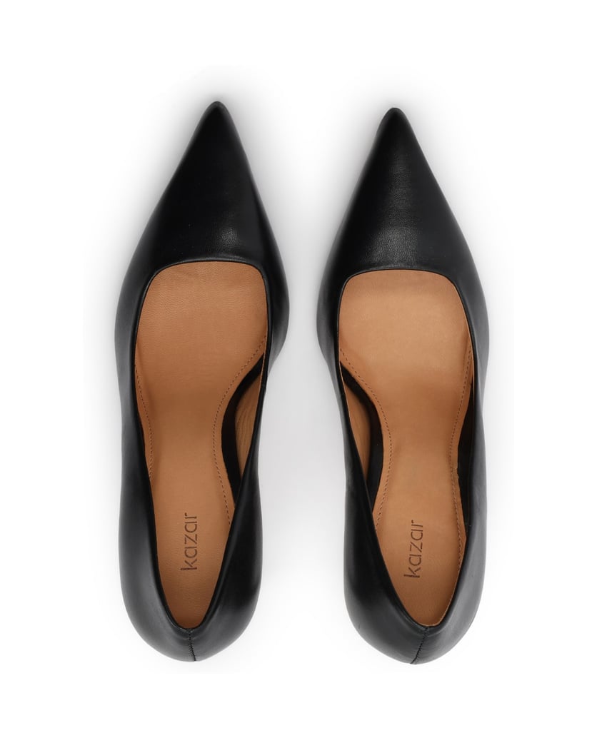 Kazar-Elegante-schwarze-Pumps-aus-Naturleder-schwarz