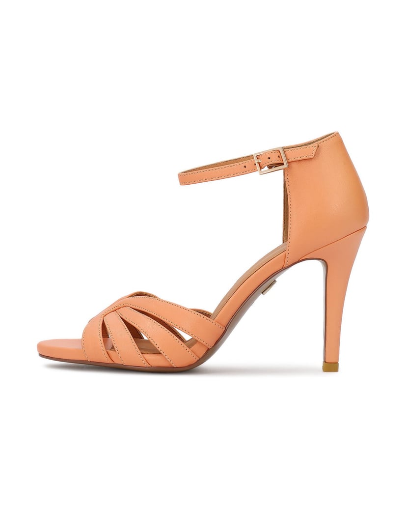 Kazar-Leather-sandals-with-built-in-heels-oranžová