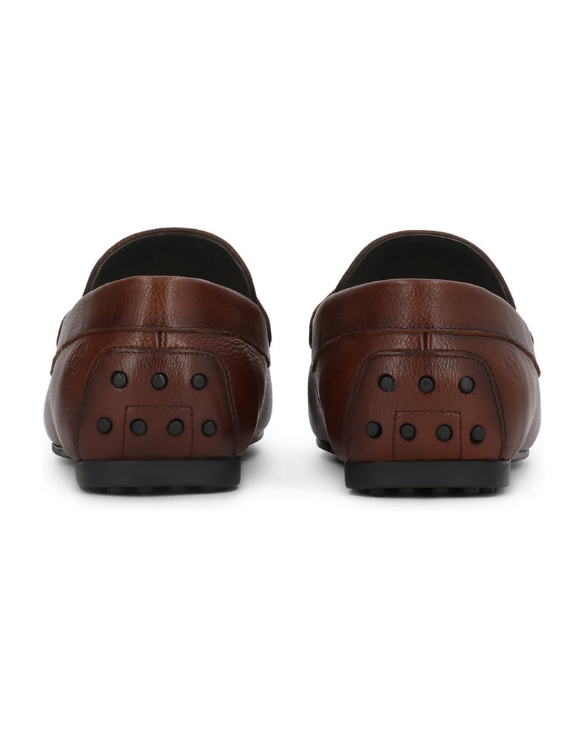 Kazar-Brown-men's-leather-moccasins-hnedá