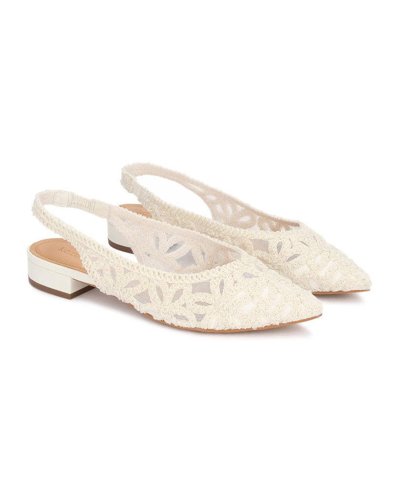Kazar-Flat-wedding-pumps-in-openwork-floral-pattern-bílá