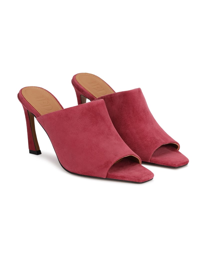 Kazar-Pink-suede-mules-on-a-contoured-stiletto-heel-růžová