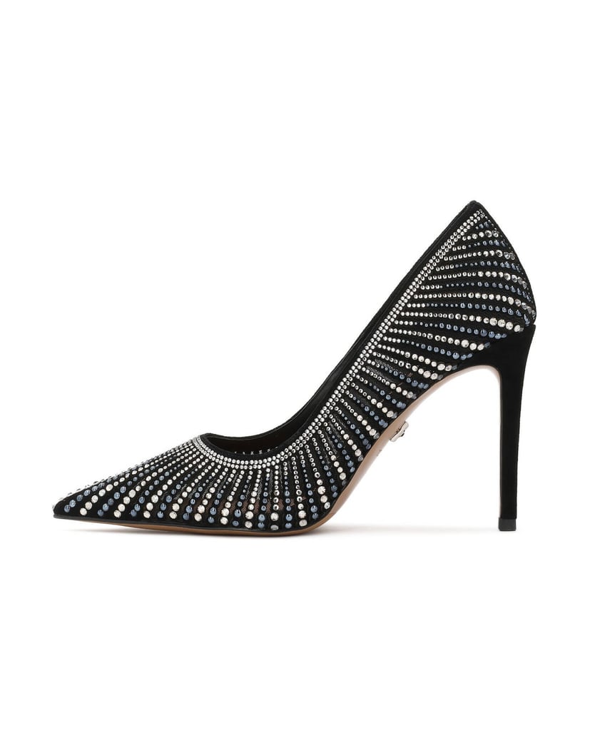 Kazar-Glamour-style-pumps-embellished-with-rhinestones-černá