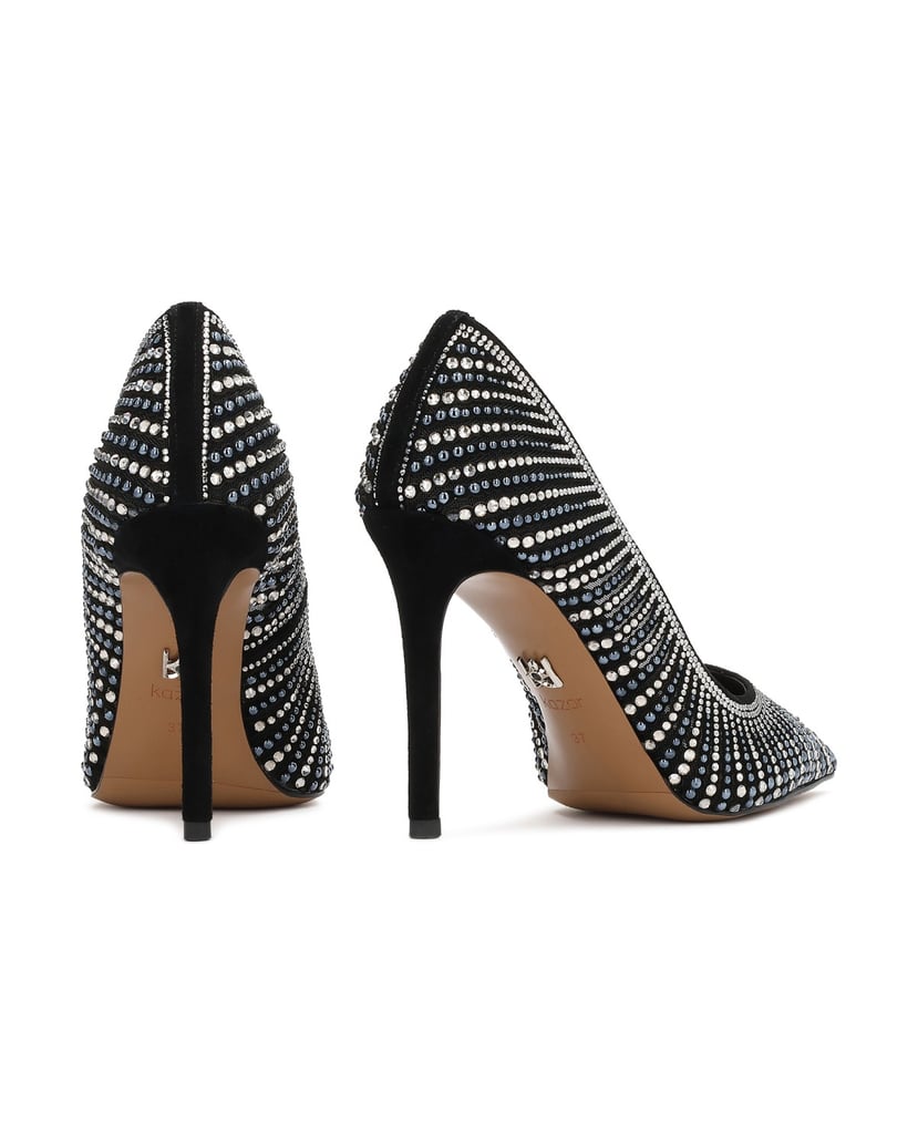 Kazar-Glamour-style-pumps-embellished-with-rhinestones-černá