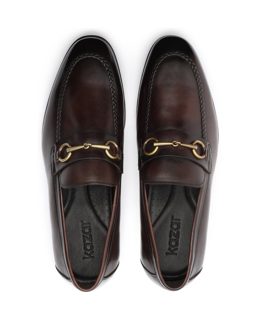 Kazar-Brown-men's-loafers-with-leather-upper-and-metal-embellishment-hnedá
