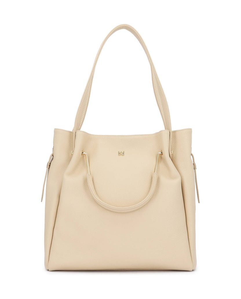 Kazar-Leather-bag-with-two-types-of-handles-béžová